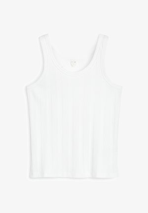 ARKET, ARKET RIB TANK TOP - Topp - white