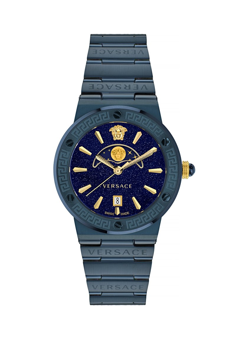 Versace - GRECA LOGO MOONPH.(WC-7G) - Hodinky - blue, Zväčšiť