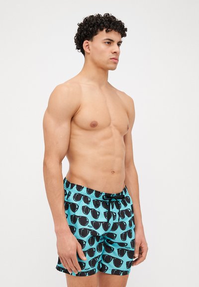 MOSCHINO SWIM SHORT BOXER - Badeshorts - multi light blue