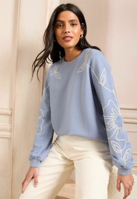 Love & Roses Sportinis megztinis - pale blue floral cornelli