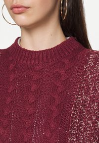 Noisy May Strickpullover - bordeaux