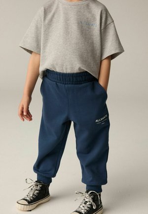 REGULAR FIT UNDERGROUND STRAIGHT CUFFED JOGGERS - Tréningruha alsók - navy