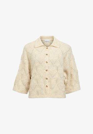 Object, OBJKAISA FLORA 3/4 LO KNIT CARDIGAN NOOS - Gilet - birch