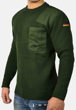 normani Outdoor Sports Strickpullover - oliv