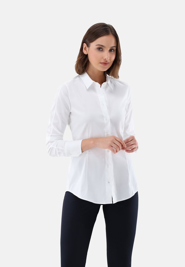 Hemdbluse - weiß