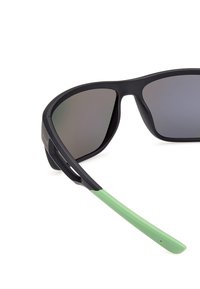 Timberland IN INIETTATO - Gafas de sol - nero opaco verde scuro