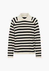 Selezionato, black whisper white stripe