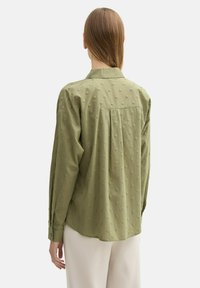 TOM TAILOR DENIM DOT STRUCTURE  - Chemisier - greyish green