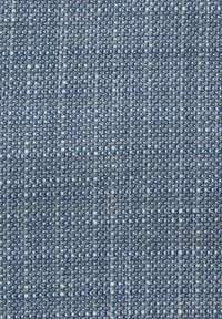 Denimstoff in verschiedenen Blautönen mit einer strukturierten, gewebten Oberfläche. Enthält weiße Sprenkel und ein dezentes Muster im gesamten Stoff.