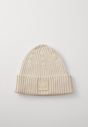 Maison Kitsuné BOLD FOX HEAD PATCH BEANIE - Beanie - paper