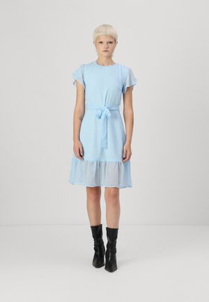 VILA VIMALIANA O NECK DRESS - Robe de jour - kentucky blue