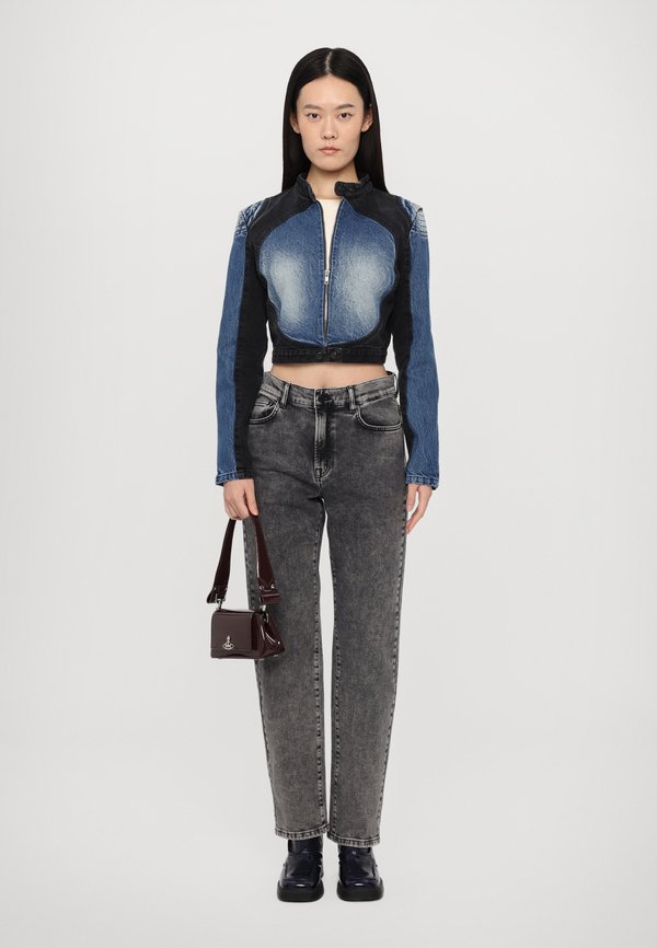 TAROT JACKET WITH CONTRAST OVAL DETAILS - Denim jacket4