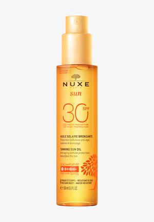 NUXE NUXE SUN TANNING OIL FOR FACE AND BODY HIGH PROTECTION SPF 30 - Zonnebrandcrème