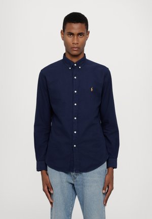 LONG SLEEVE SPORT SHIRT - Chemise - cruise navy/yellow