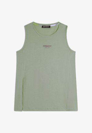 Freddy REGULAR FIT CON APERTURA LATERALE - Top - desert sage