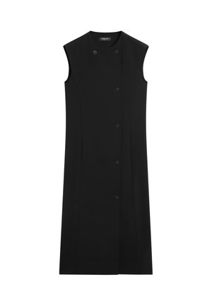 Massimo Dutti, BUTTONED MIDI DRESS - Blousejurk - black