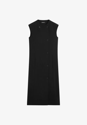 Massimo Dutti, BUTTONED MIDI DRESS - Blousejurk - black