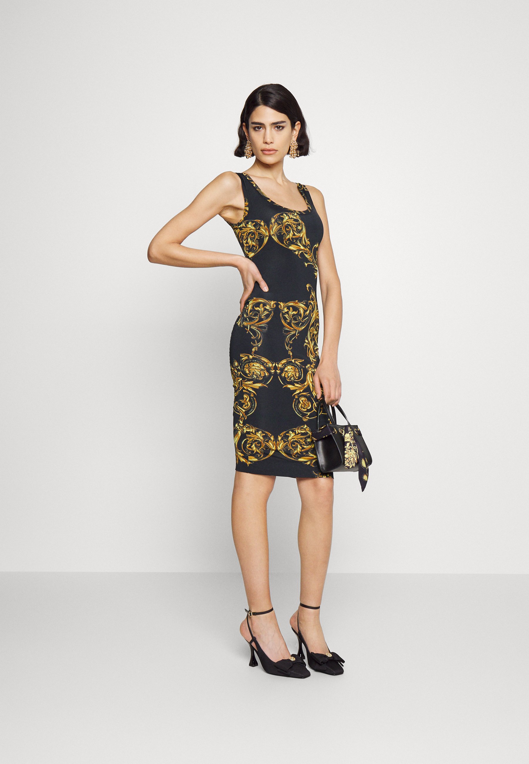 Versace Jeans Couture Vestito elegante - black/nero - Zalando.it
