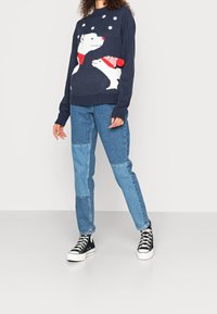 VILA Strickpullover - dark blue