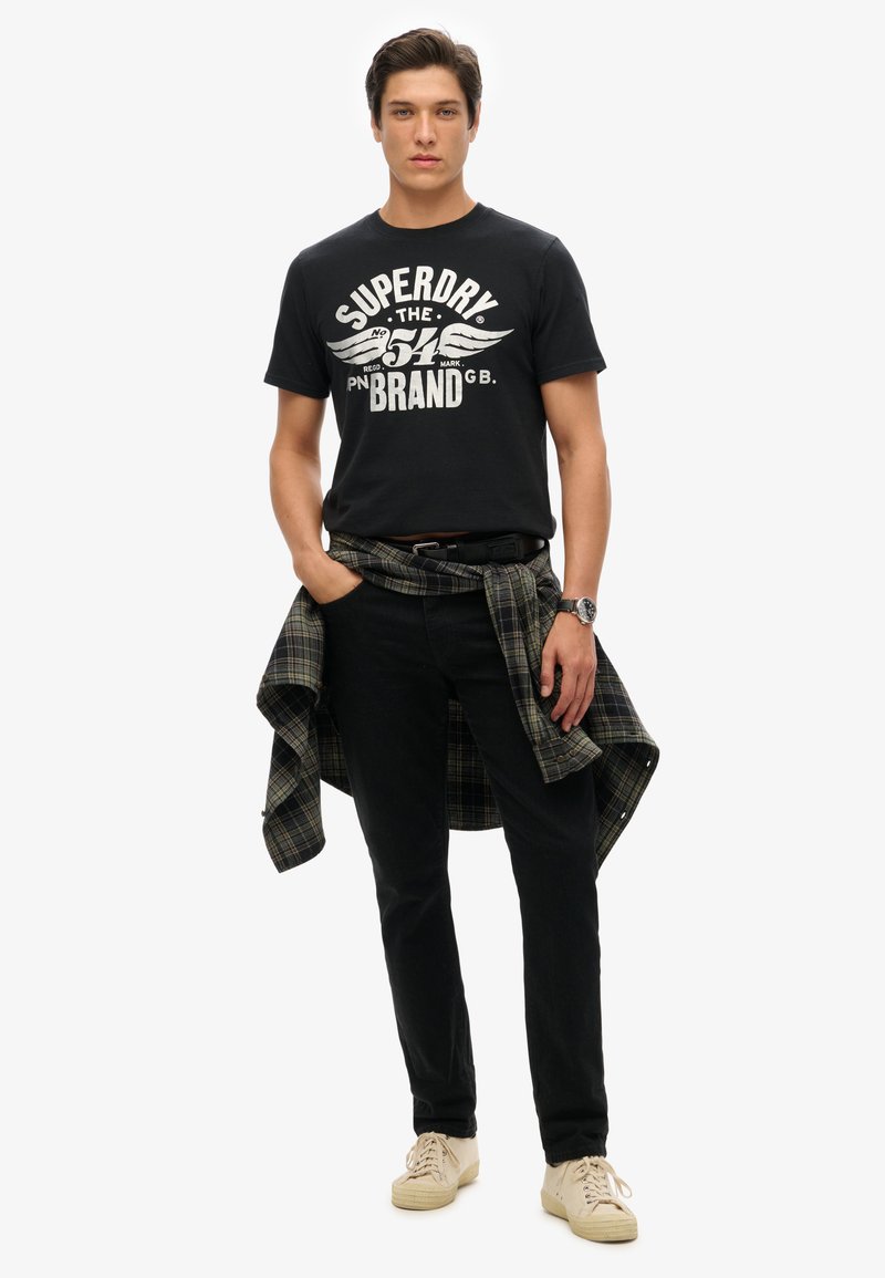 Superdry & Co T-shirt print zwart
