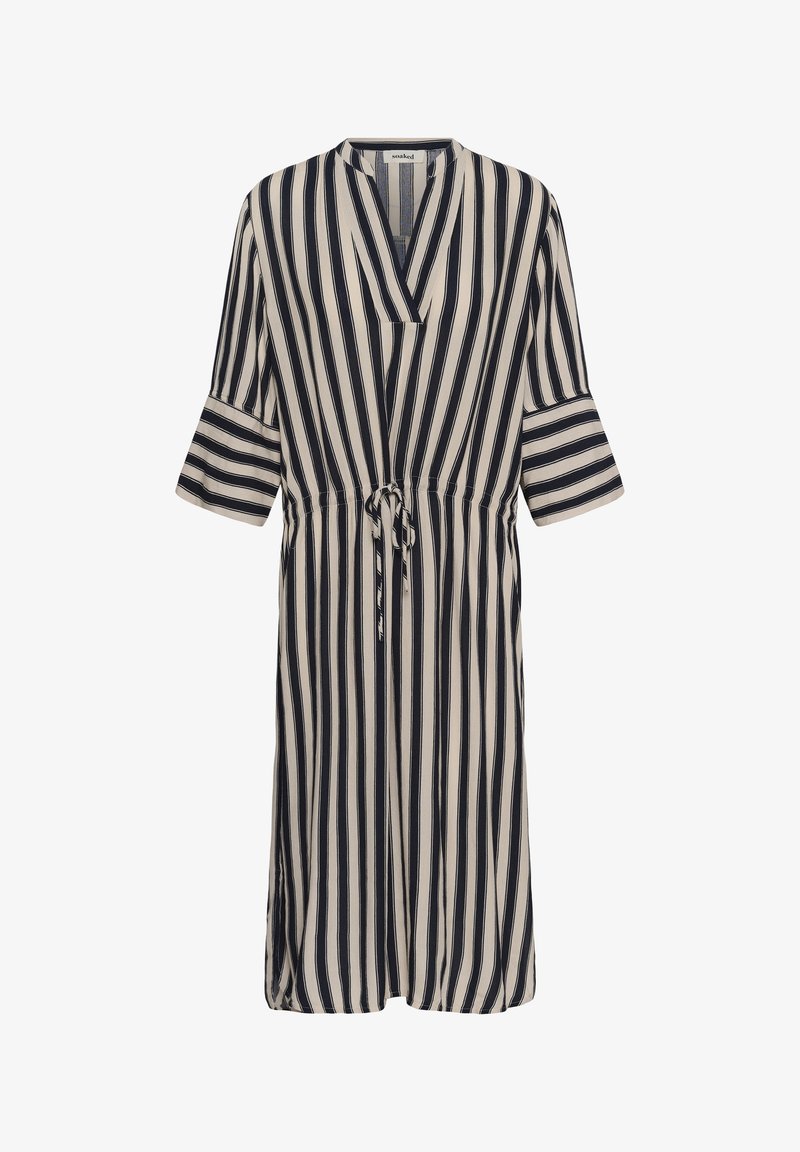 Soaked in Luxury SLZAYA ARIA PRINTED DRESS - Day dress - total eclipse stripe/blue - Zalando.ie Soaked in Luxury SLZAYA ARIA PRINTED DRESS - Day dress - total eclipse stripe/blue - Zalando.ie