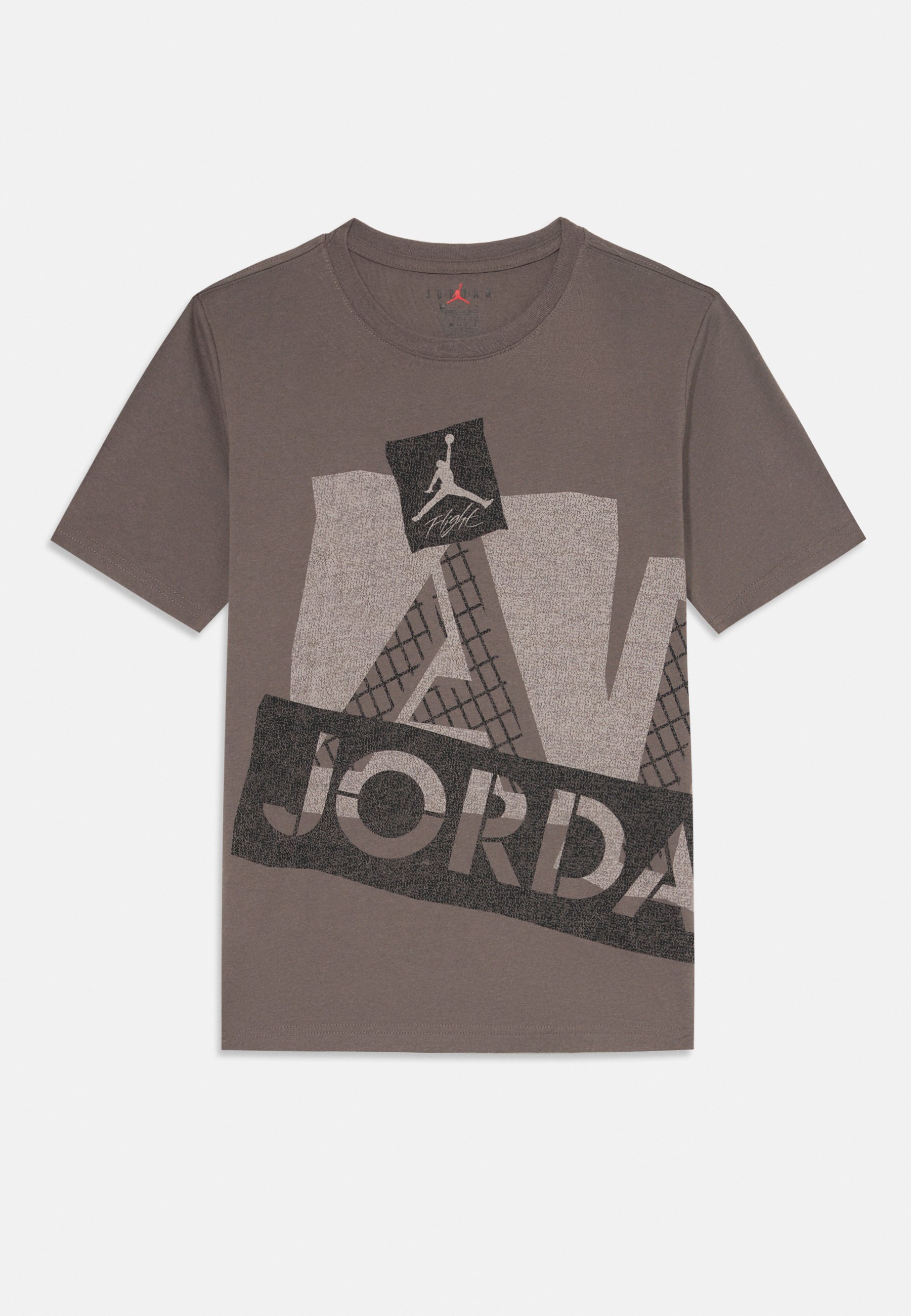 Jordan RETRO Print T-shirt cave stone/dark grey - Main Image