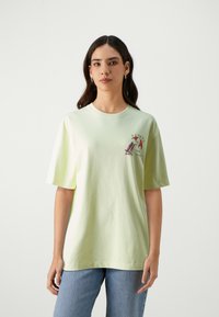Samsøe Samsøe SAGIOTTO UNISEX - T-shirt con stampa - yellow estate
