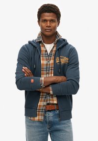 Superdry Zip-up sweatshirt - lauren navy