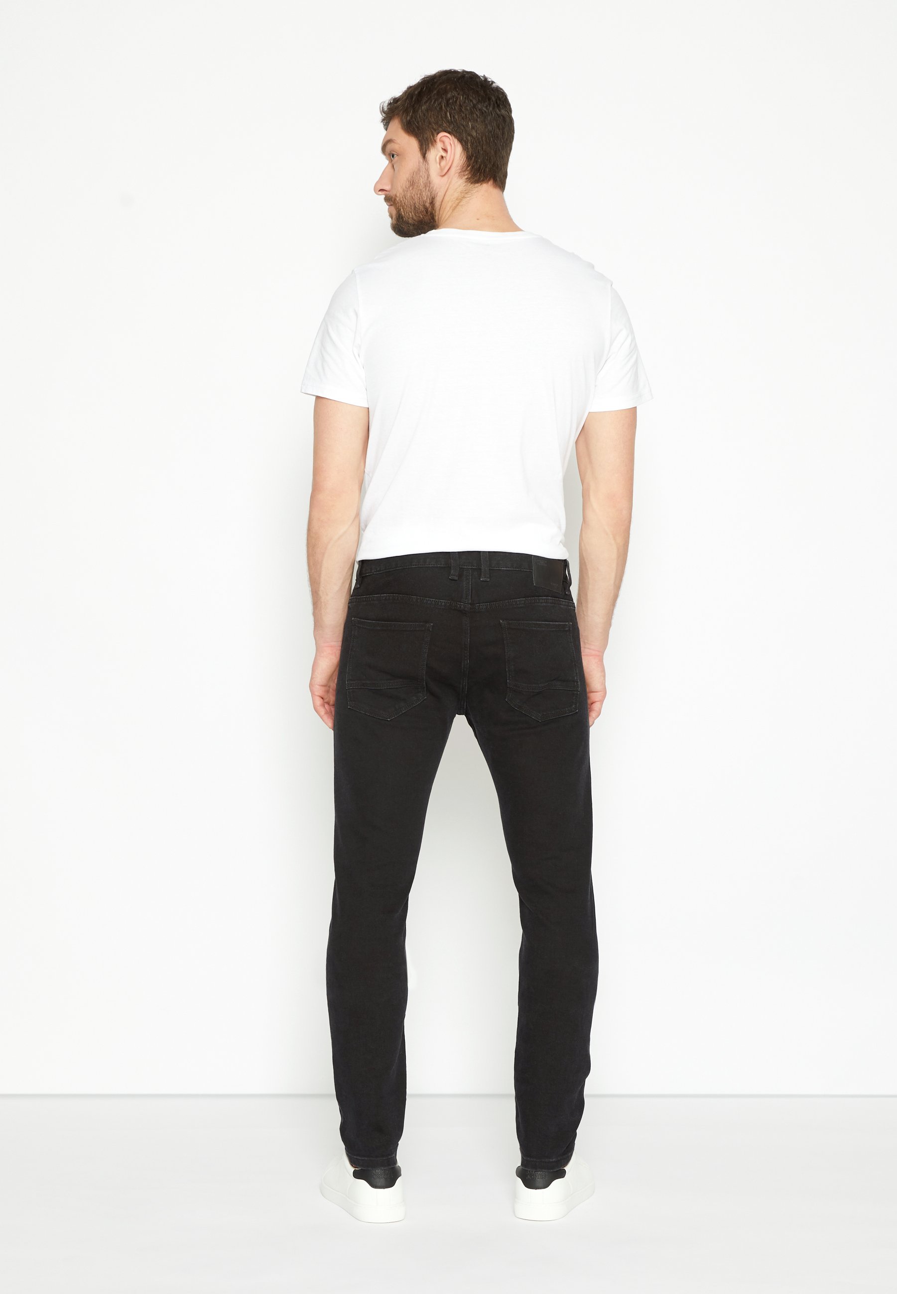 TOM TAILOR TROY - Slim fit jeans - black denim - Zalando.de