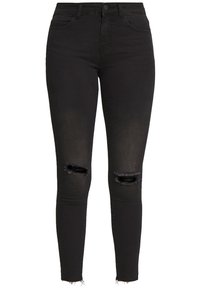 Noisy May NMLUCY  - Ļoti pieguloši džinsi - black denim