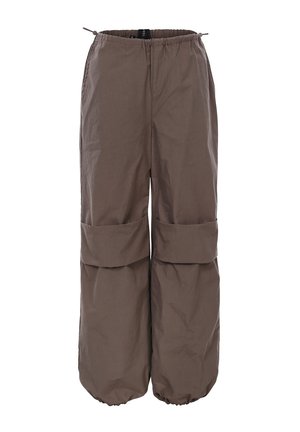 BAGGY PARACHUTE BROEK - Broek - bruin