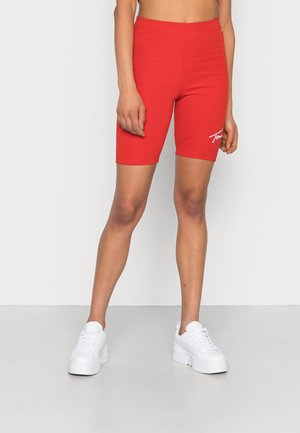 TOMMY SIGNATURE CYCLE - Shorts - deep crimson