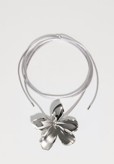 HUGO KREIT FLORAL LACET - Collar - silver-coloured