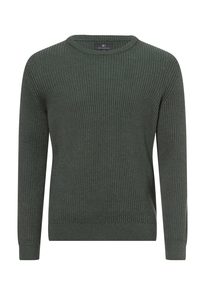 Nils Sundström Strickpullover - schilf