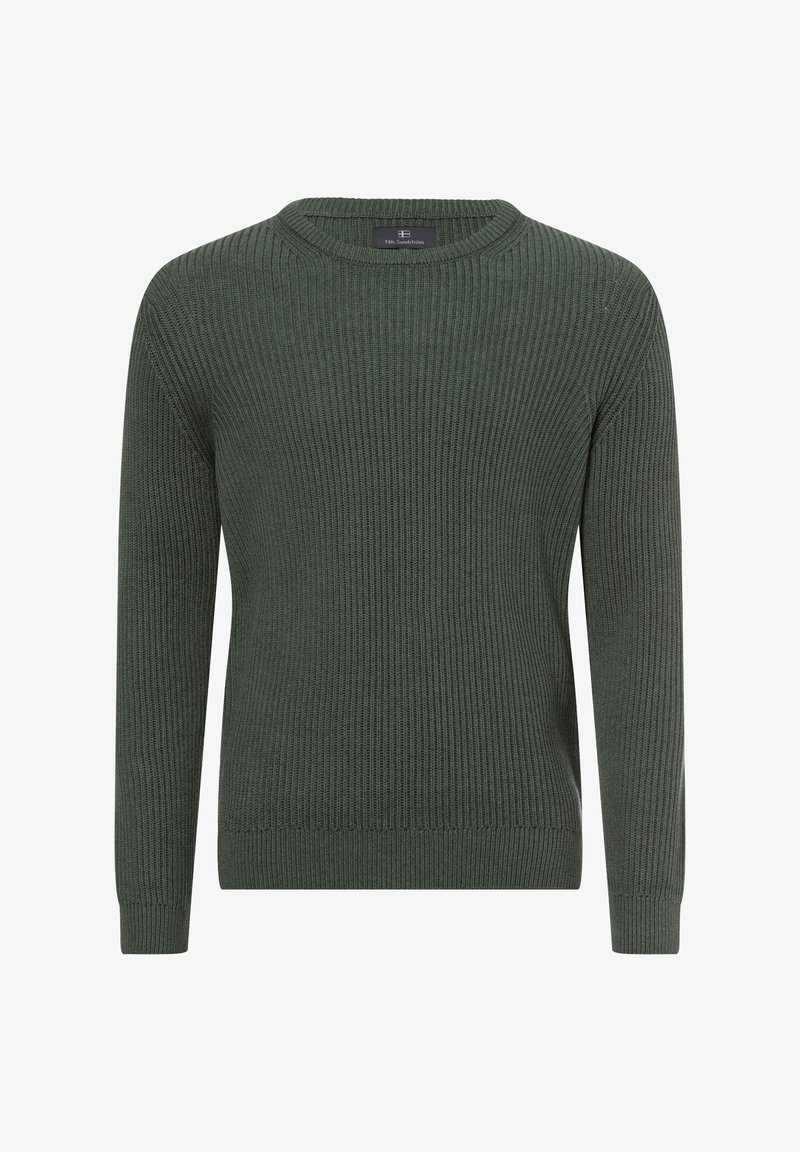 Nils Sundström Strickpullover - schilf