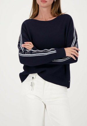 PULL - Sweatshirt - bleu marine