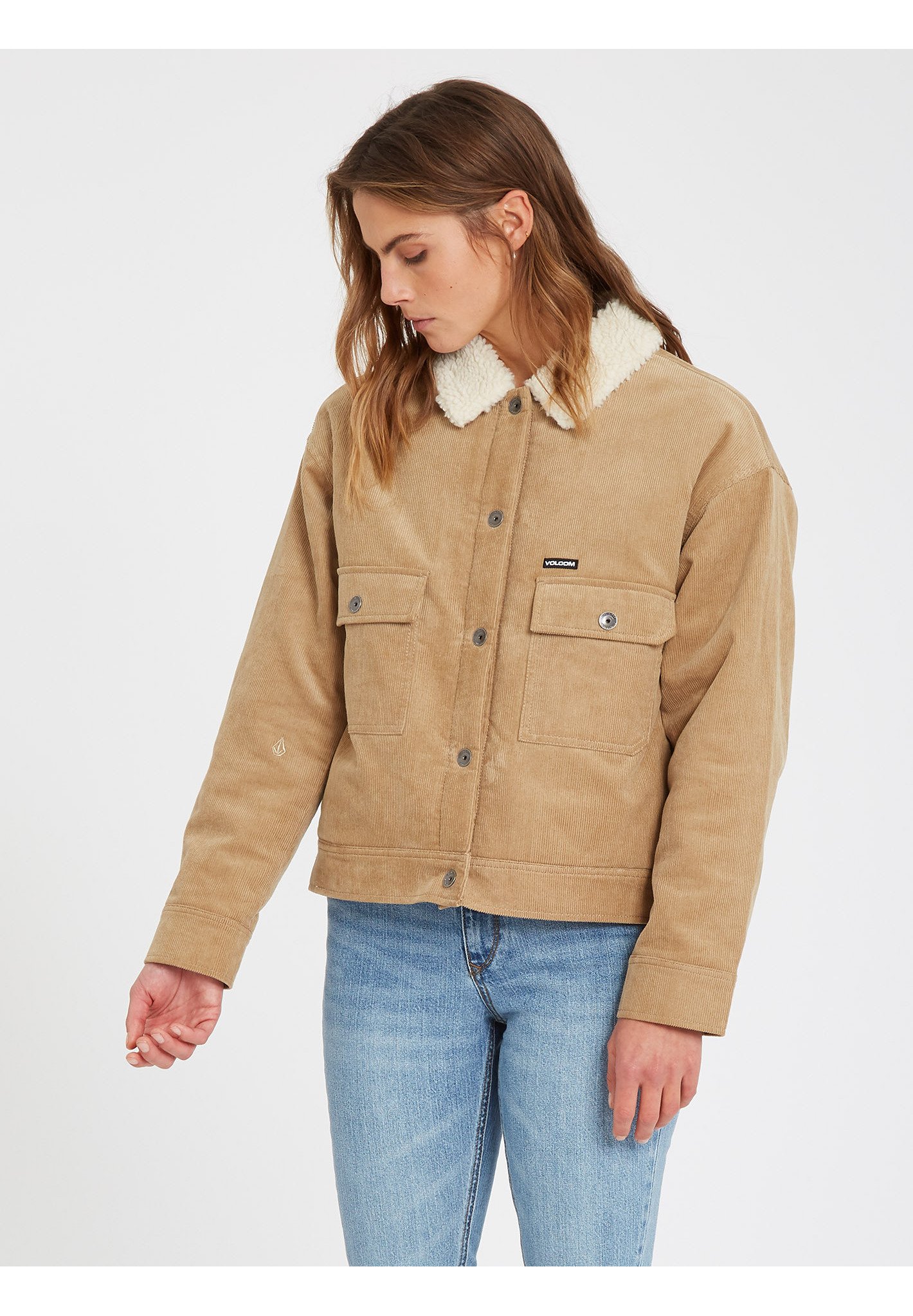 Volcom WEATON - Denim jacket - beige 