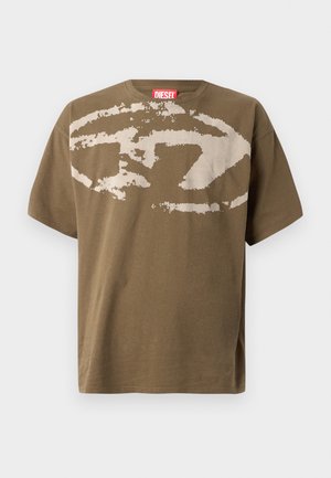 Diesel BOXT - Print T-shirt - brown
