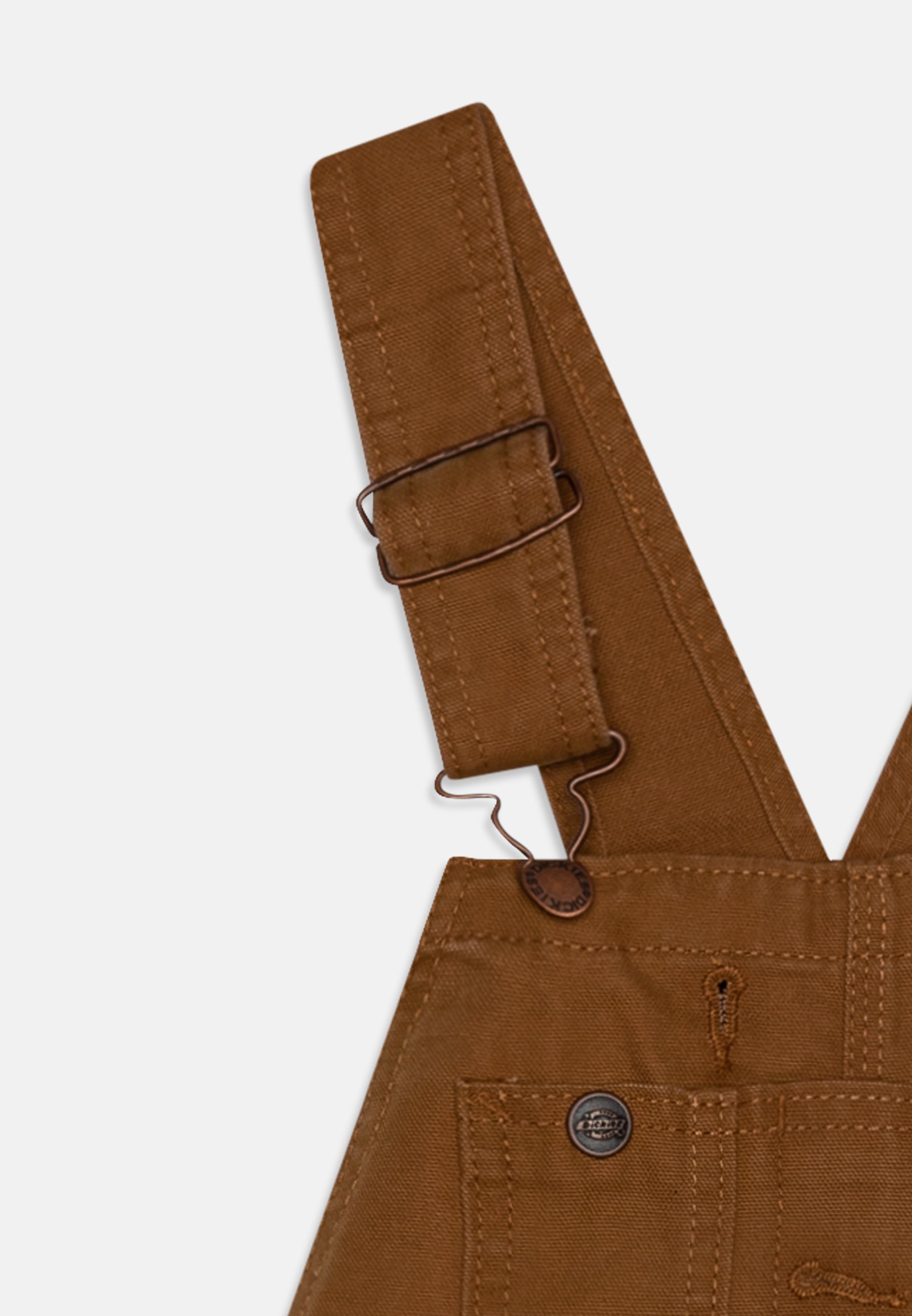 Dickies KIDS BIB UNISEX - Dungarees - rinsed brown/brown - Zalando.ie