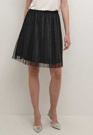 CUMASOM - A-vonalú szoknya - black silver