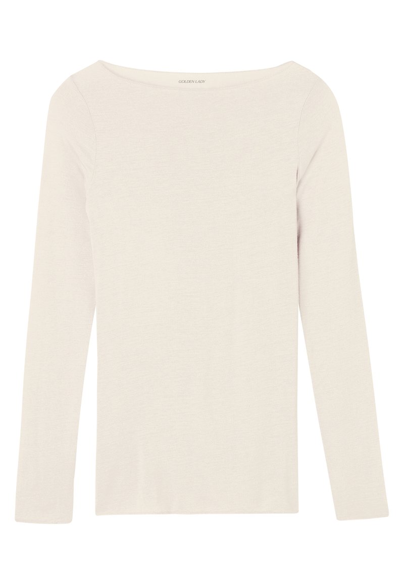 Maglia Collo Alto Golden Lady - Ultraleggera, Con Modal E Cashmere, Senza Cuciture