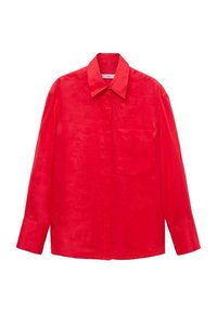 VALENTI - Blúzka so zapínaním na gombíky - red