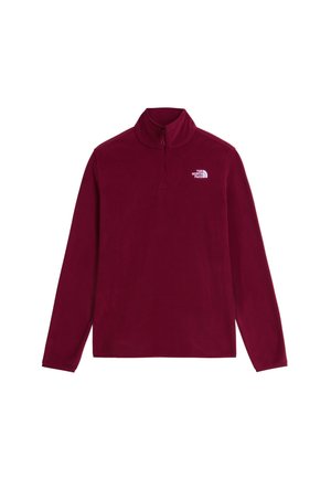The North Face, GLACIER 1/4 ZIP JACKET - Fleecepullover - burgundy crush