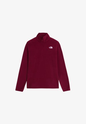 The North Face, GLACIER 1/4 ZIP JACKET - Fleecepullover - burgundy crush