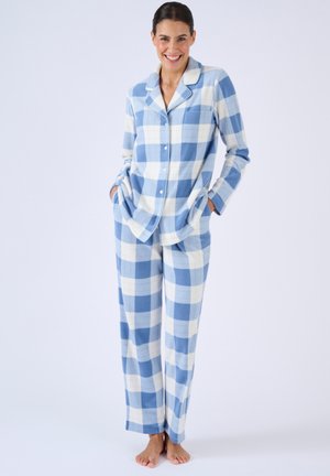 POLAIRE THERMOLACTYL - Nachtwäsche Set - blue checkered