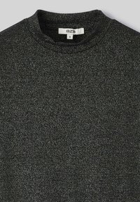 BZB COL MONTANT PAILLETÉ - T-shirt à manches longues - noir