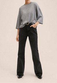 Mango Strickpullover - mottled grey