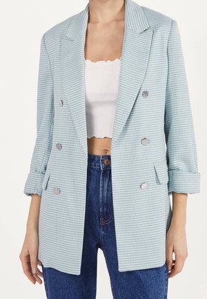 Krátký kabát - turquoise