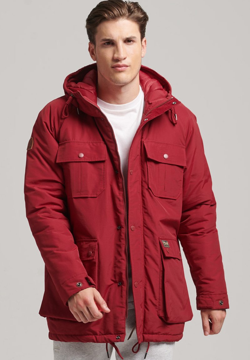 Superdry MOUNTAIN Winterjas deep red/rood Zalando.nl
