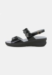 Melluso Sandali con zeppa - nero